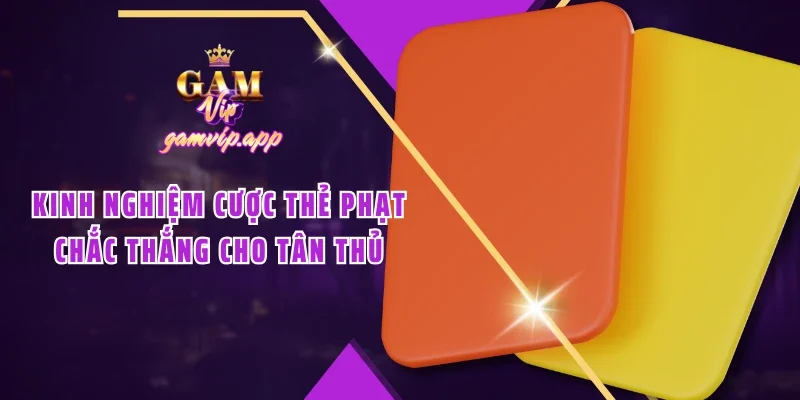 Kinh nghiệm cược thẻ phạt chắc thắng cho tân thủ